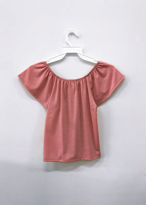 PINK OFF-SHOULDER TOP