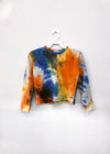 Orange/Blue Tie Dye Sweater co-order Set