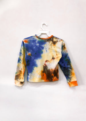 Orange/Blue Tie Dye Sweater co-order Set