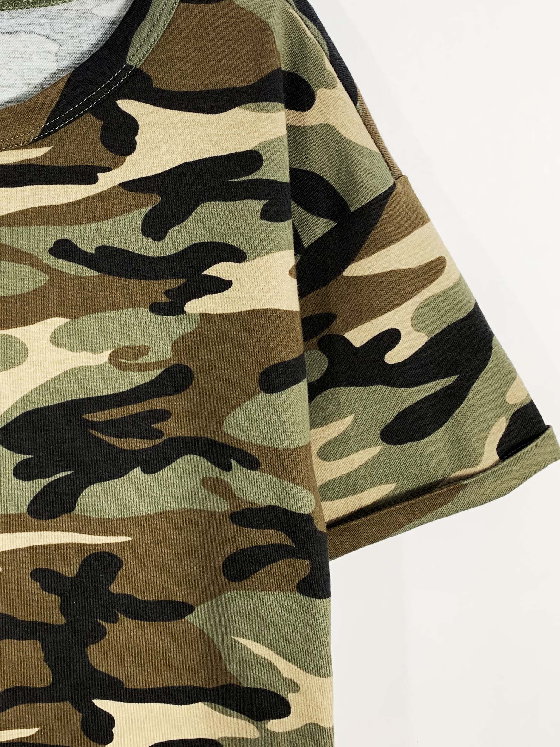 army t shirt dress T-Shirt Dress Army Green